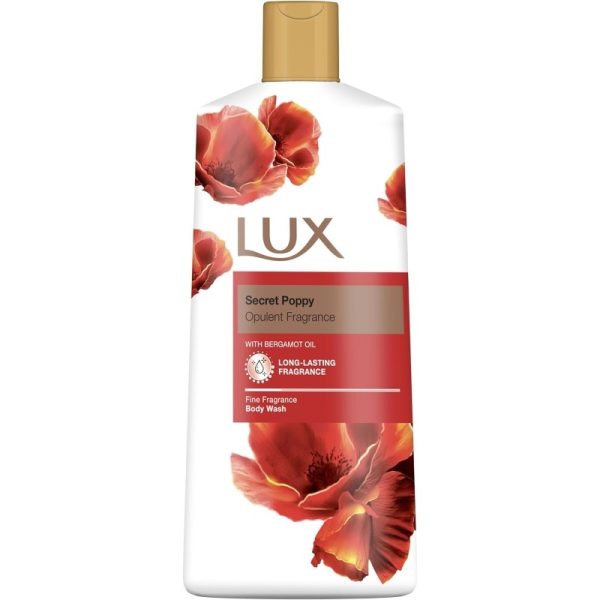 LUX SHOWER GEL POPPY 600ML PACK OF 12