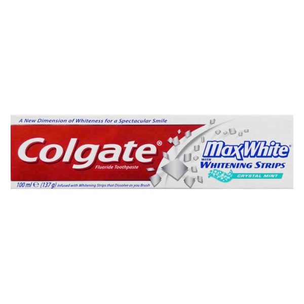 COLGATE TOOTHPASTE MAX WHITE 100ML PACK OF 12