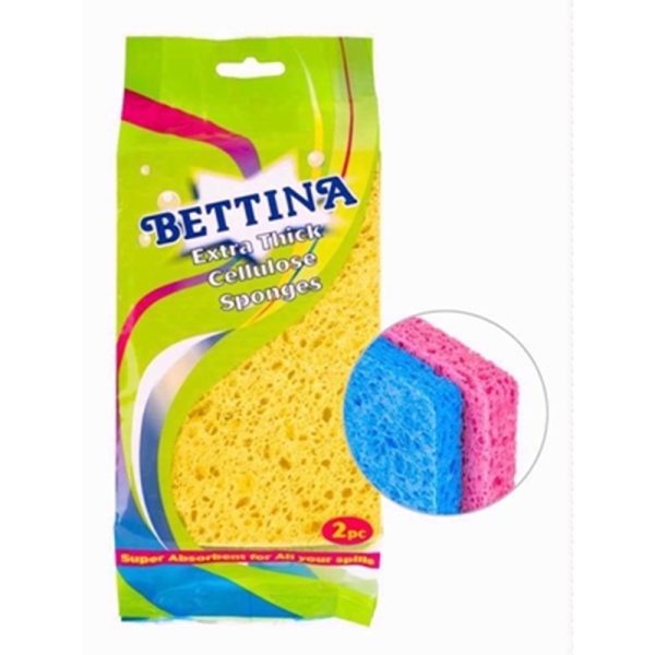 BETTINA SPONGE EXTRA CELLULOSE 2 SPONGES