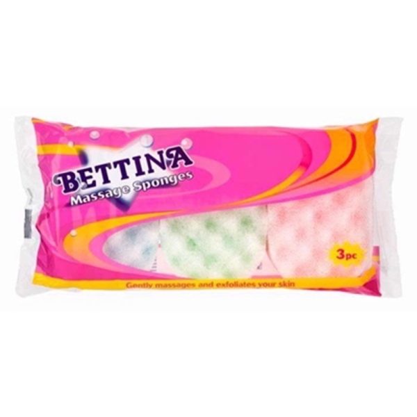 BETTINA SPONGE MASSAGE 3 SPONGES PACK OF 6