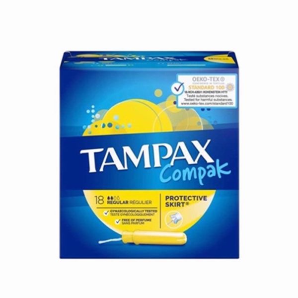 TAMPAX COMPAK REG 18S PACK OF 4