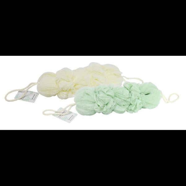 BATH BACK SCRUB NYLON 2ASST