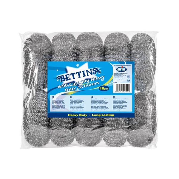 BETTINA W90 METAL SCOURERS 10PC