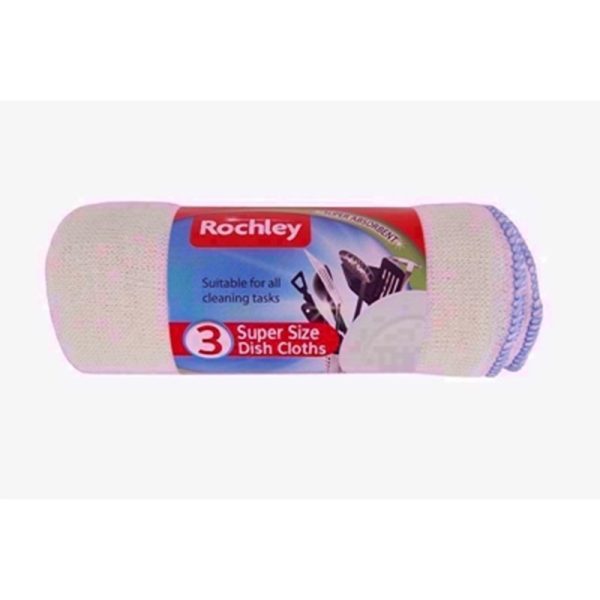 ABBEY DISH 3 CLOTHS ROCHLEY JUMBO PACK OF 10