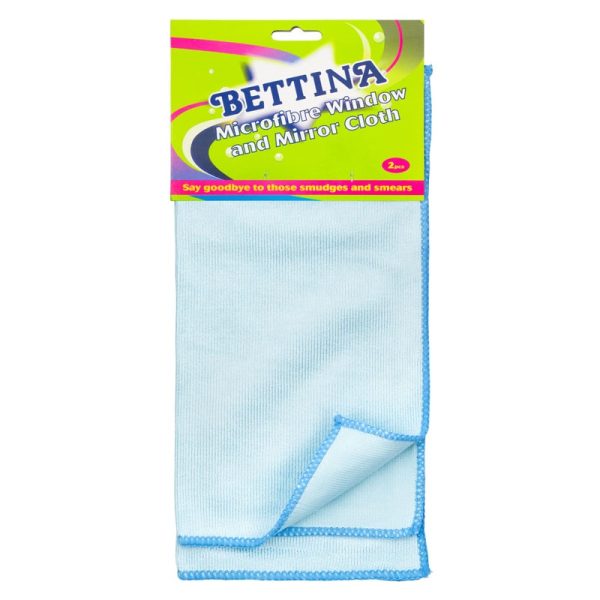 BETTINA MICROFIBRE 2 WINDOW CLOTHS