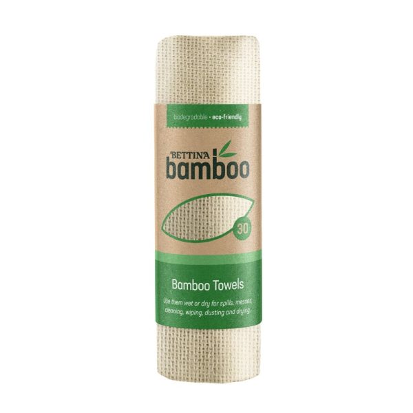 BETTINA TOWEL ROLL BAMBOO 30 TOWELS ROLL