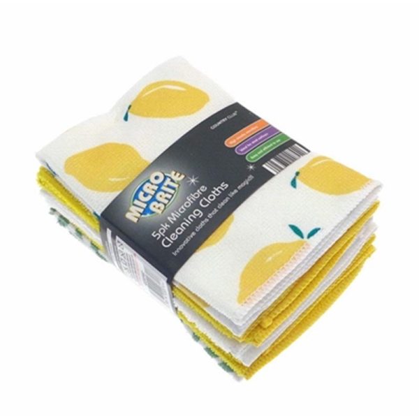 COUNTRYCLUB 5 MICROFIBRE CLEANING CLOTHS