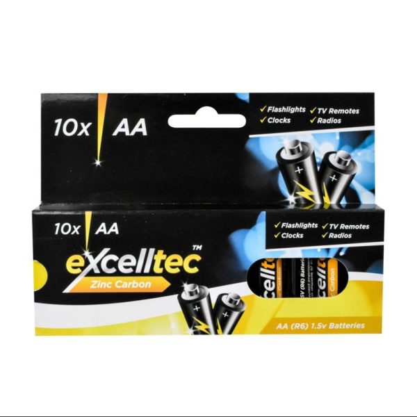 BATTERIES EXCELLTEC AA PACK OF 10