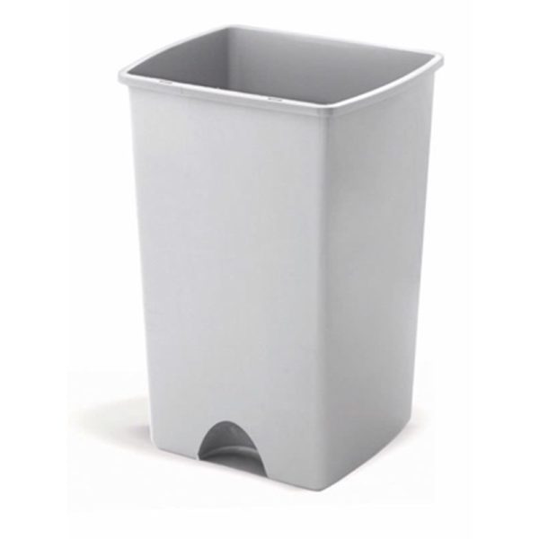 ADDIS ROLL BIN & LID SILVER 50LTR