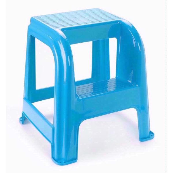 ALBERO 2 STEP LARGE STEP STOOL BLUE