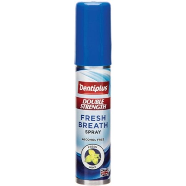 DENTIPLUS DOUBLE STRENGTH MINT BREATH SPRAY 25ML PACK OF 25