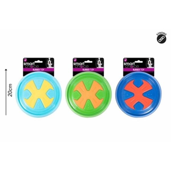 SMART CHOICE RUBBER FRISBEE DOG TOY