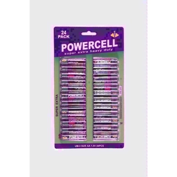 BATTERIES POWERCELL AA PACK OF 16