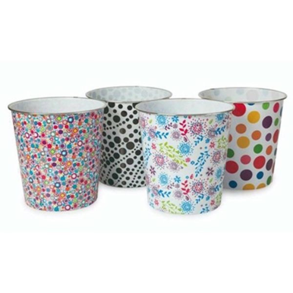 BLUE CANYON PLASTIC BIN PATTERN ROUND ASSORTED