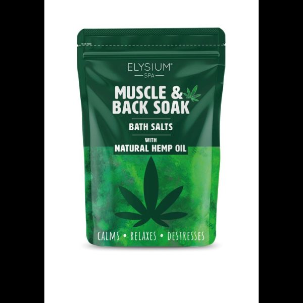 ELYSIUM MUSCLE & BACK SOAK WITH HEMP SEED OIL 450G