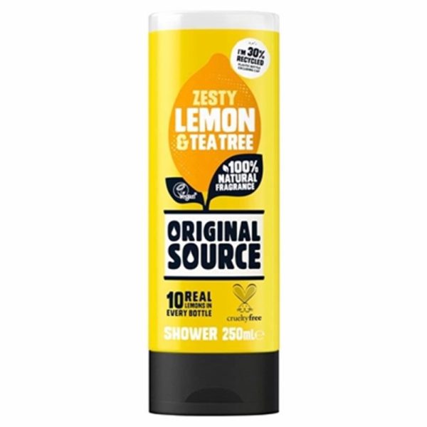 ORIGINAL SOURCE SHOWER GEL LEMON & TEA TREE 250ML PACK OF 6