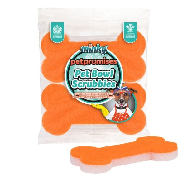 MINKY PET BOWL FISH SCRUBIES PACK OF 2 (2022)