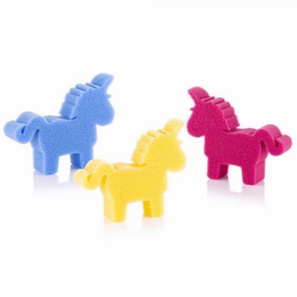 MINKY UNICORN BATH SPONGE ASSORTED (2022)