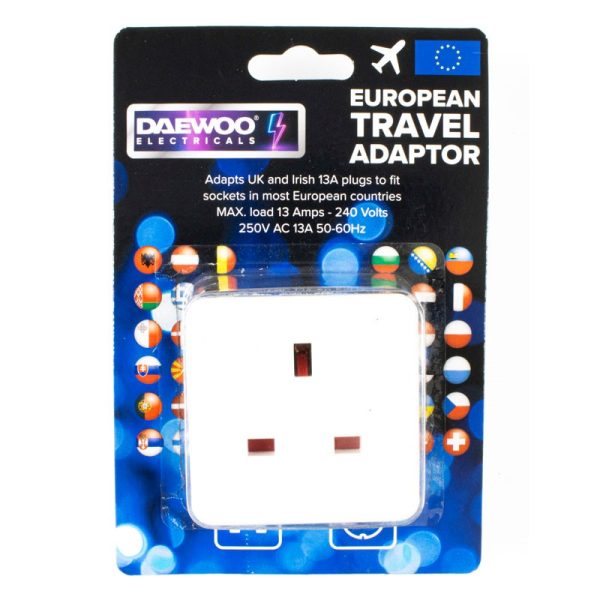 DAEWOO EUROPEAN TRAVEL ADAPTOR