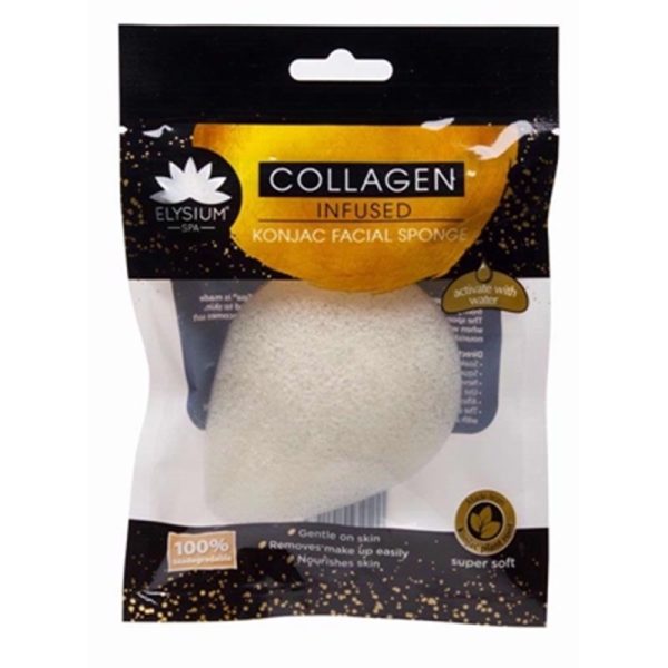 ELYSIUM SPA COLLAGEN INFUSED KONJAC SPONGE