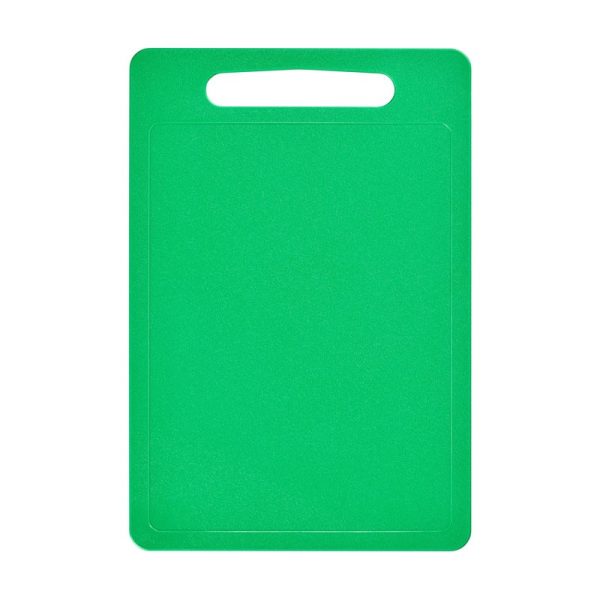 CHEF AID POLY CHOPPING BOARD GREEN 35X25CM