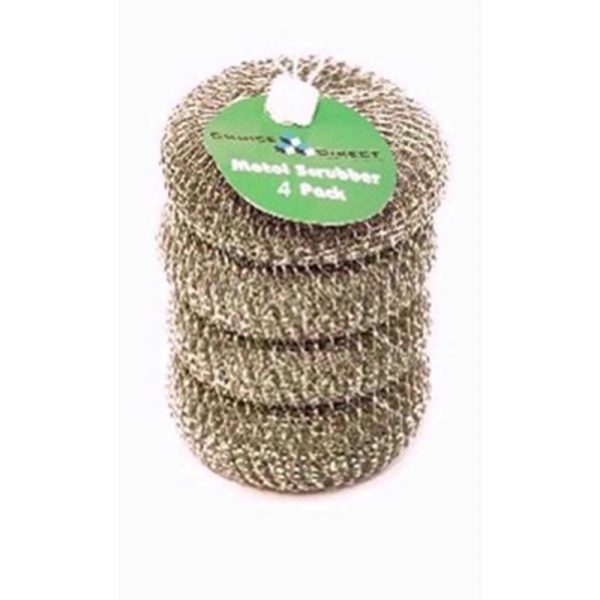 SCOURER 4PC METAL GALVANISED