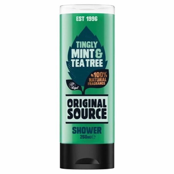 ORIGINAL SOURCE SHOWER GEL MINT & TEA TREE 250ML PACK OF 6