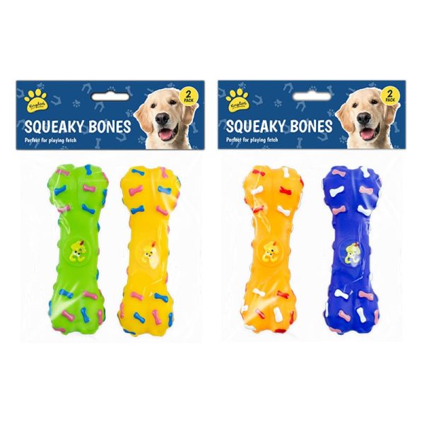 SQUEAKY BONE PACK OF 2