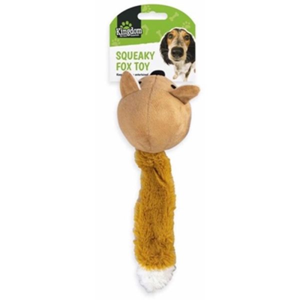 SQUEAKY FOX DOG TOY