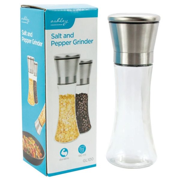 ASHLEY SALT & PEPPER GRINDER 180ML