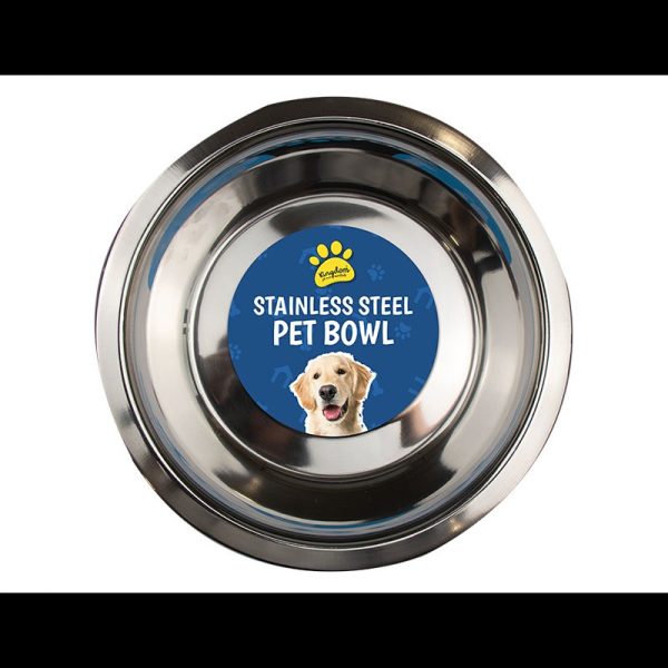 STAINLESS STEEL PET BOWL 21CM