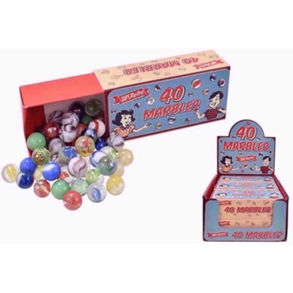 RETRO BOX MARBLES 40