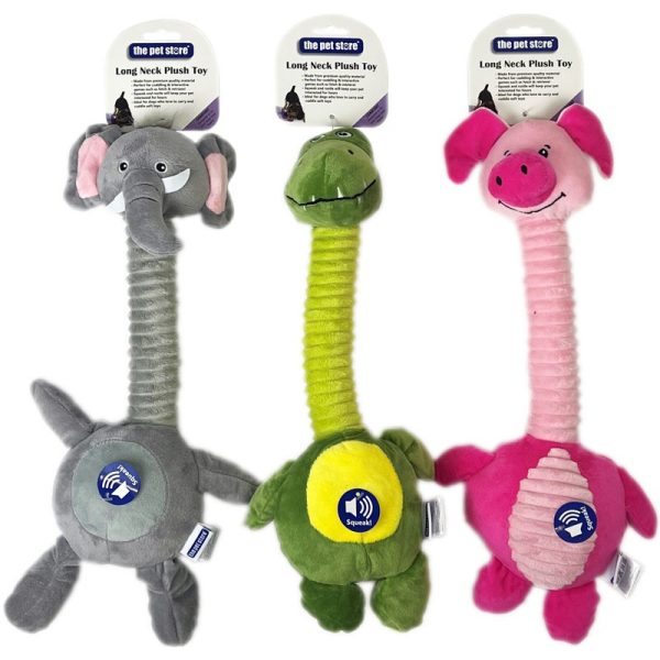 THE PET STORE LONG NECK PLUSH TOYS