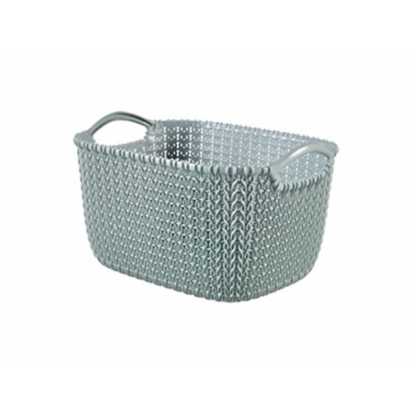 CURVER KNIT REC BASKET 8L BLUE