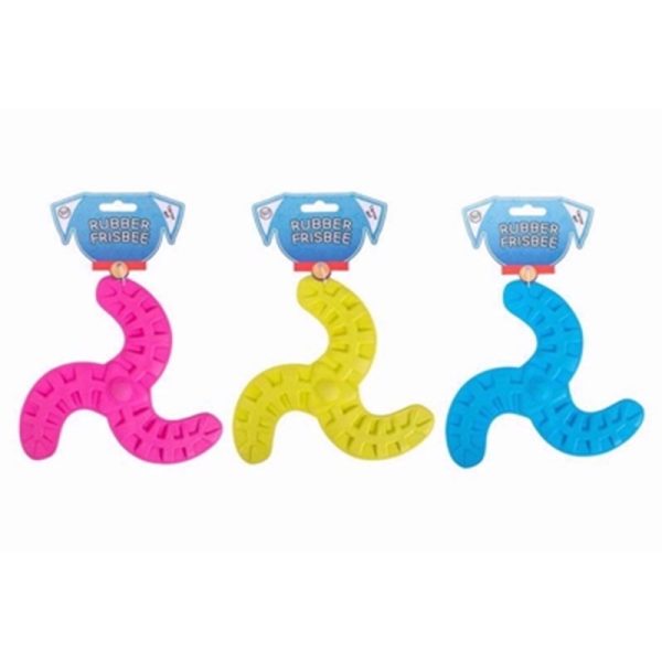 WORLD OF PETS FRISBEE RUBBER DOG TOY