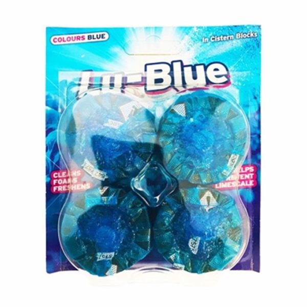 EASY LU BLUE TOILET BLOCK 4S PACK OF 10