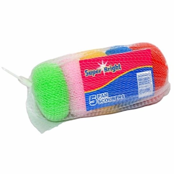 SUPERBRIGHT POLYPROP 5 SCOURER PACK OF 10