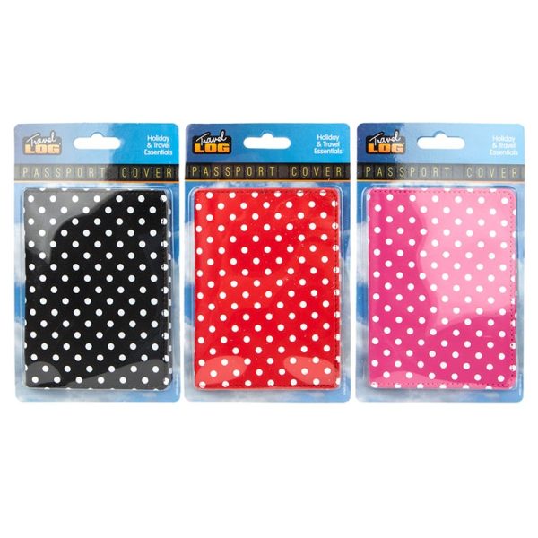 POLKA DOT PASSPORT COVER