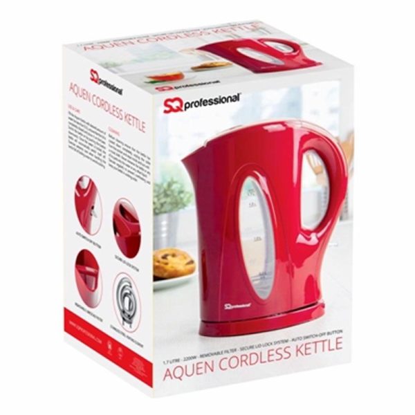 AQUEN 1.7LTR KETTLE RED 7987