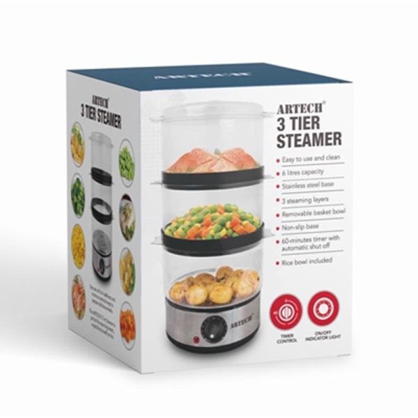 ARTECH 3 TIER STEAMER AT18170