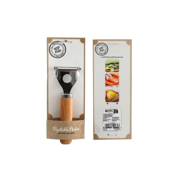 FRUIT PEELER WOODEN HANDLE