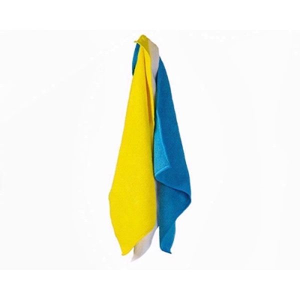 FLASH MICROFIBRE PLAIN 3 CLOTHS