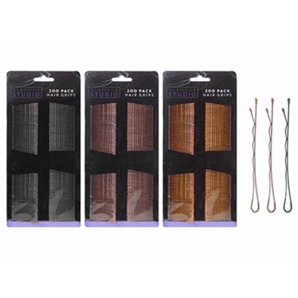 GLAMOUR STUDIO HAIR GRIPS 200PC