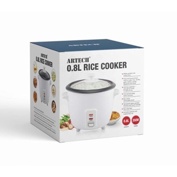 ARTECH RICE COOKER 0.8LTR AT80375