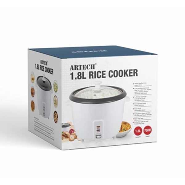 ARTECH RICE COOKER 1.8LTR AT80382