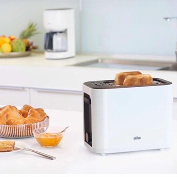 BRAUN TOASTER WHITE HT3000WH