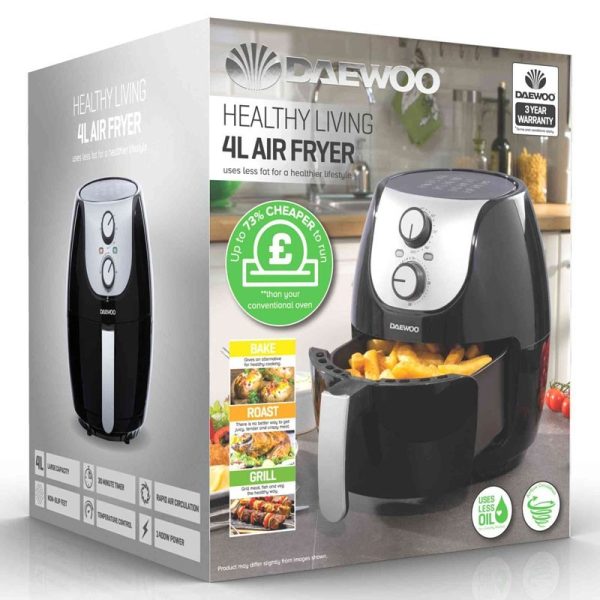 DAEWOO 4LTR SINGLE POT AIR FRYER SDA1861