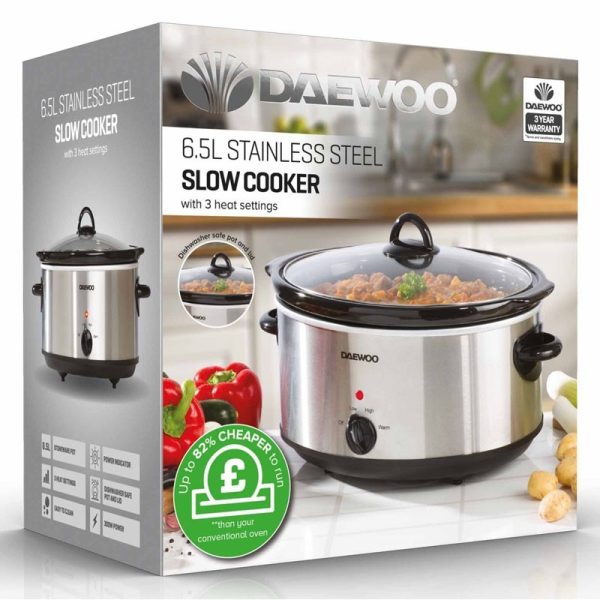 DAEWOO 6.5LTR SLOW COOKER