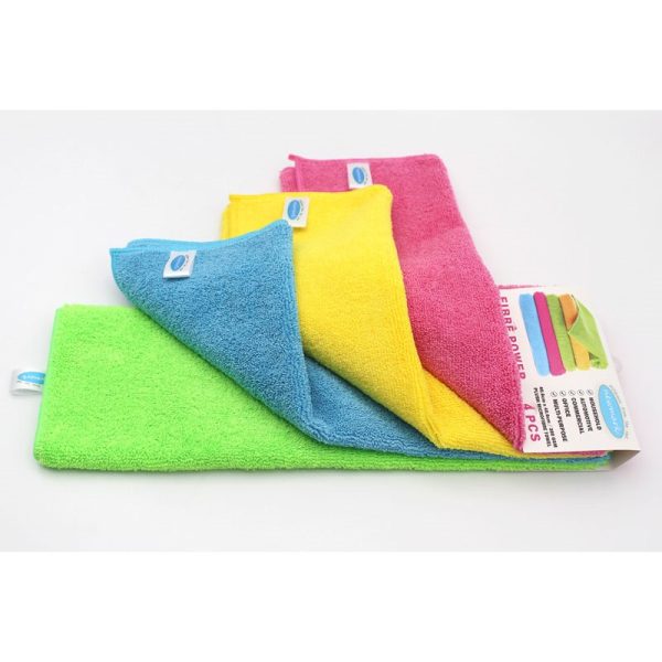 PLUSH MICROFIBRE CLOTH 4PCS 40X40CM