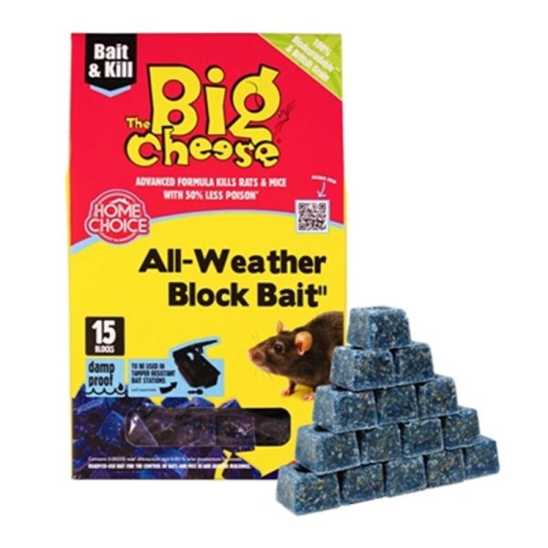 THE BIG CHEESE ALL WEATHER BLOCK BAIT 15X10G